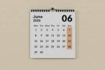 Kalender Juni 2026
