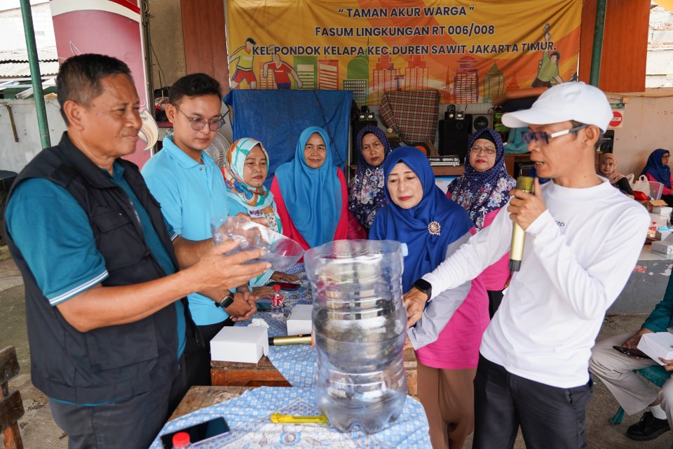 Edukasi Pilah Sampah untuk Kurangi Limbah Rumah Tangga di Jakarta (Foto: Katadata/Fauza Syahputra)