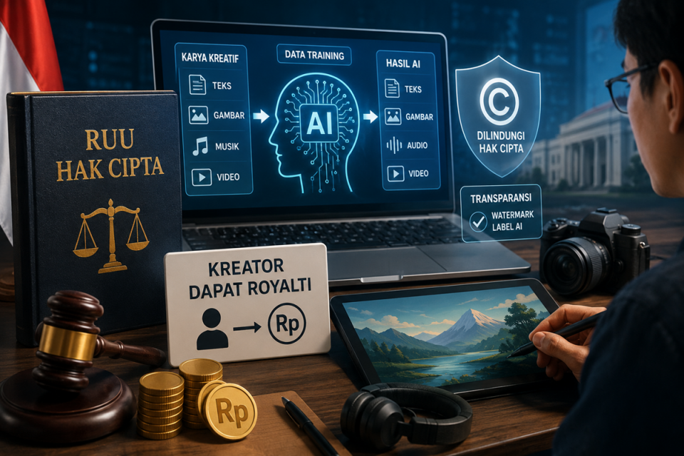 Pemerintah Siapkan Royalti Kreator untuk Konten Pelatihan AI