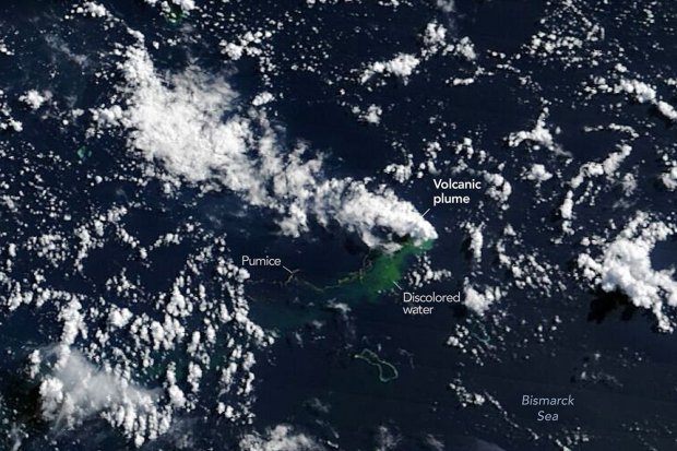 Letusan di Papua Nugini Picu Sorotan, Seberapa Berbahaya Gunung Api Bawah Laut?