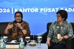 Konferensi pers pejabat baru BGN