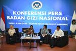 Konferensi pers pejabat baru BGN