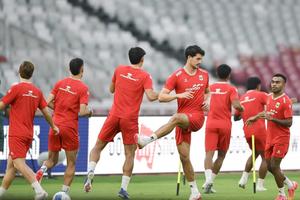 Latihan resmi Timnas Indonesia jelang FIFA Matchday