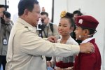 Prabowo bertemu siswa Sekolah Rakyat Tabanan Bali