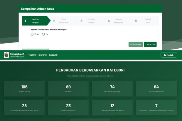 Kemenhut Buat Situs Pengaduan, Terima Laporan Pembalakan hingga Tambang Ilegal