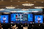 Presiden Prabowo Subianto saat Munas Hipmi di Lampung, Rabu (10/6). 