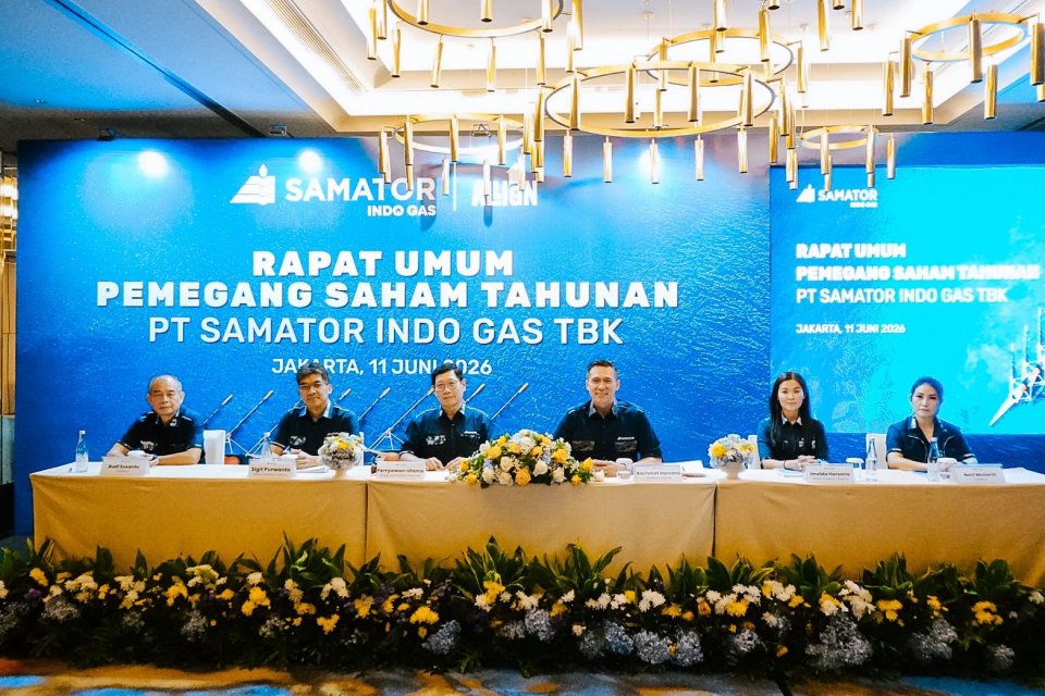 PT Samator Indo Gas Tbk menggelar Rapat Umum Pemegang Saham Tahunan (RUPST).