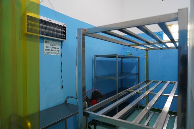 SPPG Mekarsari 02 Depok Tutup Sementara Imbas Dana MBG Belum Cair (Foto: Katadata/Fauza Syahputra)
