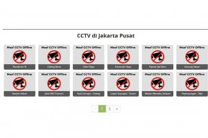 CCTV di Jakarta Pusat tidak dapat diakses
