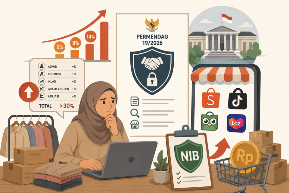 Ilustrasi biaya admin marketplace