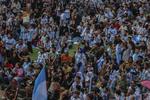Pendukung Argentina warnai nobar Piala Dunia di Ternate
