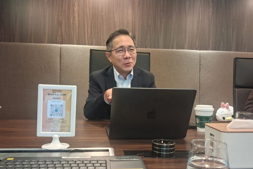 Direktur Utama MR DIY Edwin Cheah dalam wawancara Senin (15/6)