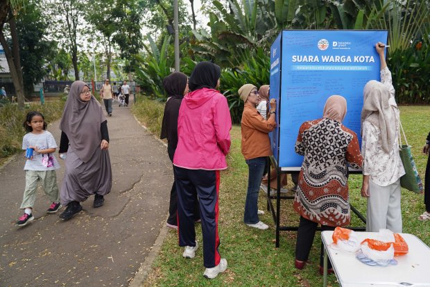 Forum Udara Warga "Udara Kita, Suara Kita" (Foto: Katadata/Fauza Syahputra)