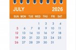 Kalender Juli 2026 Lengkap dengan Weton