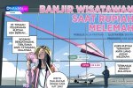 KOMIK: Banjir Wisatawan Saat Rupiah Melemah