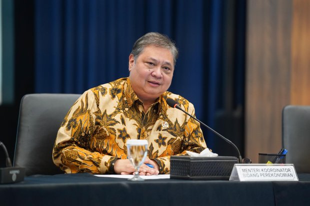 Konferensi Pers Stimulus Pertumbuhan Ekonomi Semester II Tahun 2026 (Foto: Katadata/Fauza Syahputra) 