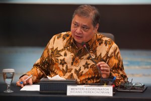 Konferensi Pers Stimulus Pertumbuhan Ekonomi Semester II Tahun 2026 (Foto: Katadata/Fauza Syahputra) 