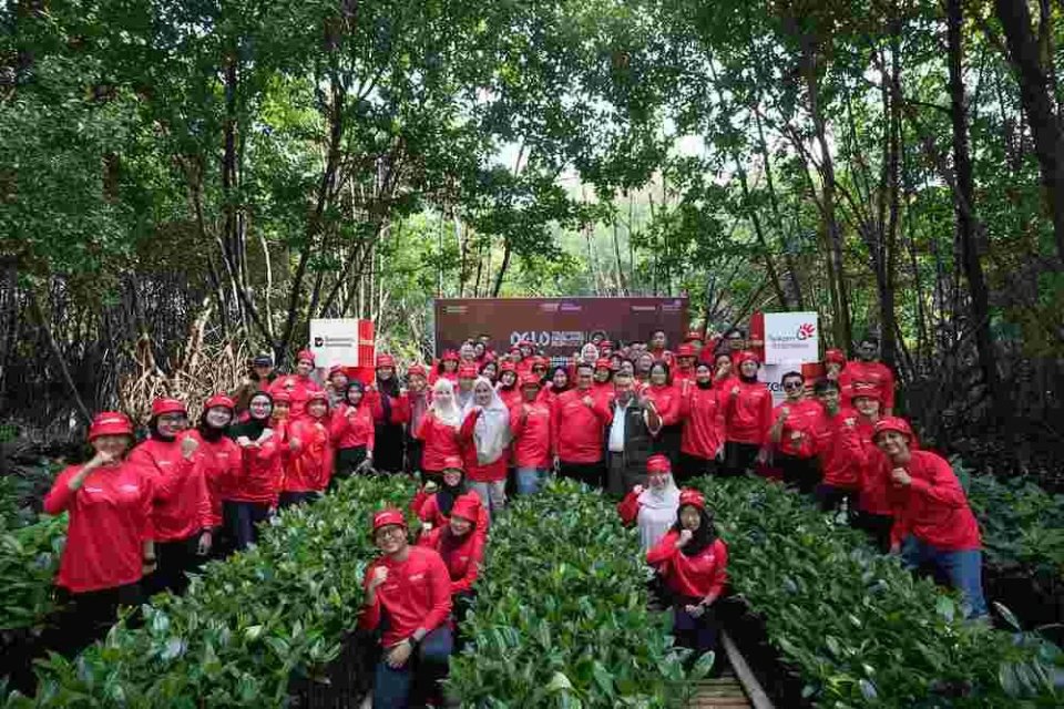 Telkomsel Tanam 1.000 Mangrove di Jakarta Lewat Program Digiland Run