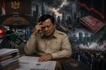 Ilustrasi Presiden Prabowo Subianto menghadapi sejumlah tantangan Indonesia