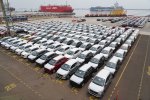 Peningkatan Ekspor Mobil Produksi Tanah Air (Foto: Katadata/Fauza Syahputra)
