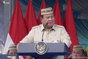 Prabowo Subianto di Gorontalo