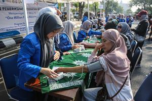Jemput bola pemeriksaan kesehatan gratis di HBKB Semarang