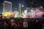 Kemeriahan Malam Puncak HUT Ke-499 Kota Jakarta (Foto: Katadata/Fauza Syahputra)