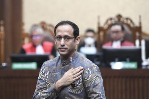 Sidang putusan Nadiem Anwar Makarim