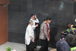 Nadiem Anwar Makarim menjelang sidang vonis putusan. 