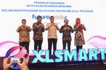 Penandatanganan nota kesepahaman Kemenaker dengan XLSmart