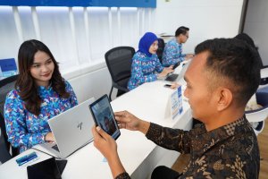 Registrasi Nomor HP Baru Kini Menggunakan Biometrik Wajah (Foto: Katadata/Fauza Syahputra)