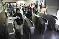 Jumlah penumpang angkutan umum di Jakarta meningkat
