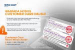 Mirae Asset Sekuritas - waspada CS Palsu