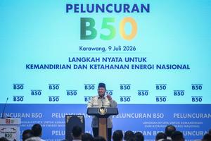Presiden Prabowo luncurkan program BBM B50