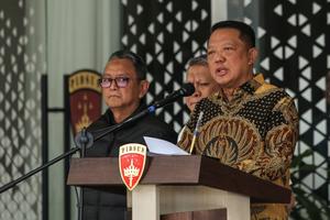 Konferensi pers Jampidsus Febrie Adriansyah