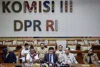 Konferensi pers Komisi III DPR terkait RUU Perampasan Aset