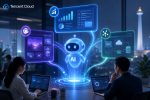 Ilustrasi agen AI Tencent
