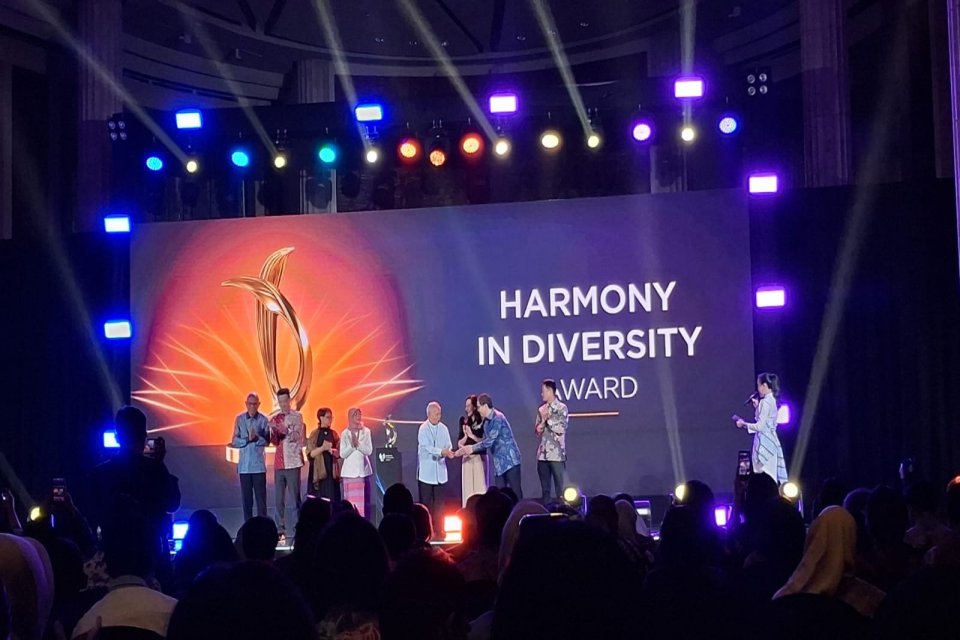 Penyerahan anugerah Harmony in Diversity Award Temasek Foundation