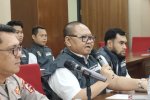 Kepala Bagian Operasi Kortastipidkor Kepolisian Ahmad Yusuf Afandi saat konferensi pers di Jakarta, Senin (20/7).