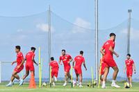 Latihan Timnas Indonesia jelang Piala AFF
