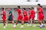 Latihan Timnas Indonesia jelang melawan Kamboja