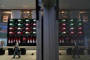 IHSG ditutup turun 0,17% atau 10,65 poin ke level 6.185 (Foto: Katadata/Fauza Syahputra)