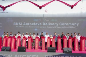 Proyek PT Bahodopi Nickel Smelting Indonesia (BNSI), hasil kerja sama PT Vale Indonesia, GEM Co., Ltd. dari Tiongkok, dan EcoPro dari Korea Selatan. 