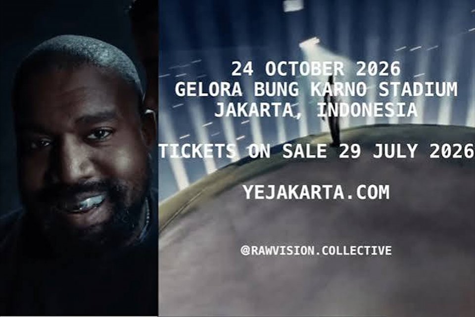 Cara beli tiket konser Kanye West di Jakarta 