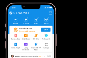 cara transfer saldo DANA