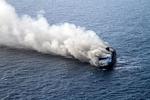 KMP Mutiara Sentosa 2 terbakar di perairan Sumenep