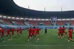 Latihan Timnas Vietnam jelang lawan Timnas Indonesia