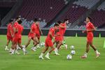 Latihan Timnas Indonesia jelang melawan Vietnam