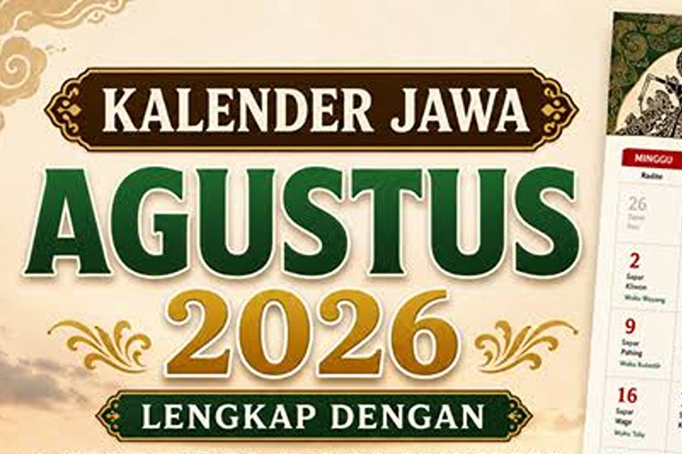 Kalender Jawa 10 Agustus 2026