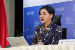 Konferensi Pers Hasil Rapat Berkala Komite Stabilitas Sistem Keuangan (KSSK) III 2026 (Foto: Katadata/Fauza Syahputra)